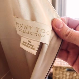 Jenny Yoo “Sabine” floor length bridesmaids gown